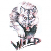 Виниловая наклейка Волк Wild GRC 5127 большая
